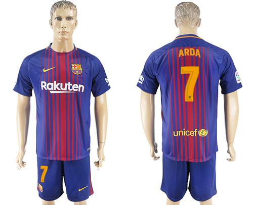 Barcelona #7 Arda Home Soccer Club Jersey - Click Image to Close